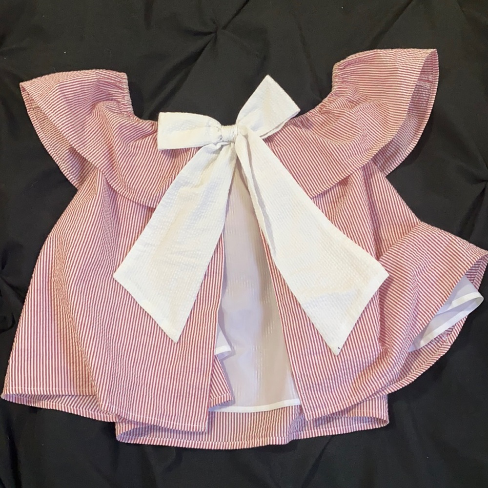 Lauren James off the shoulder shirt